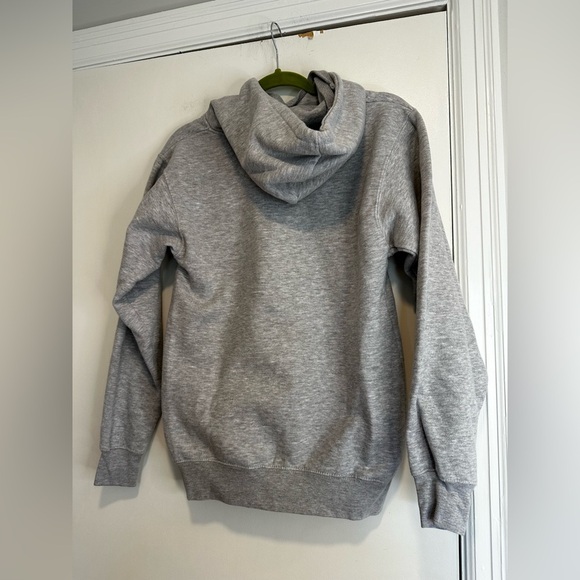 NWOT Miller High Life Graphic logo Grey Hoodie. Small Drawstring Kangaroo Pocket - Picture 2 of 12